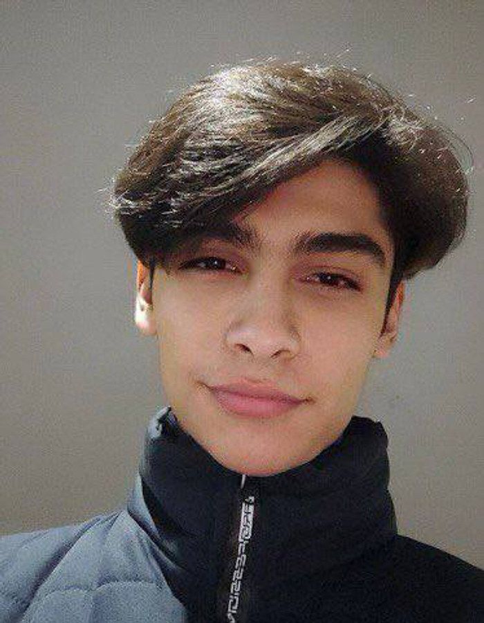 Portrait of Pouya Karimabadi, aged 21, from Karaj, killed on January 7, 2026.