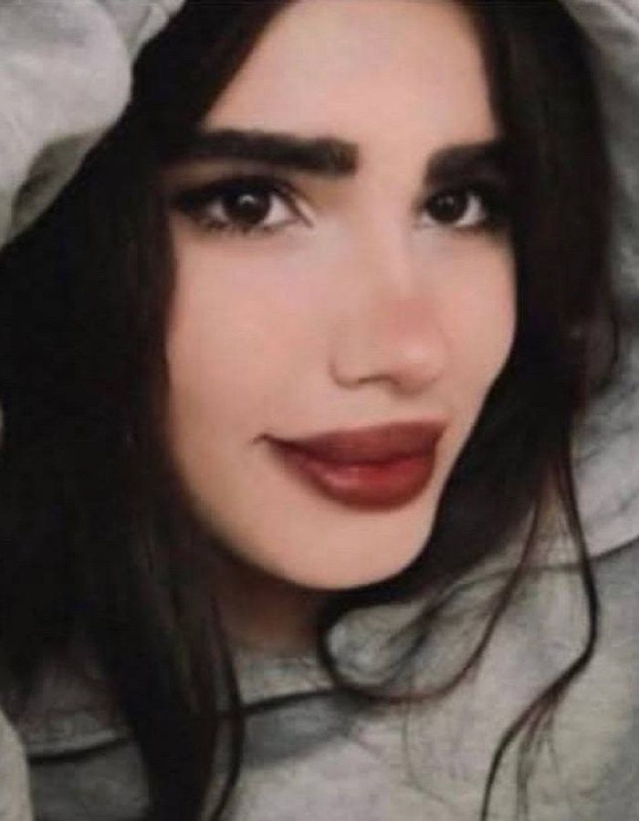 Portrait of Reyhaneh Seyedmashhoor, aged 18, from Parand, killed on January 29, 2026.