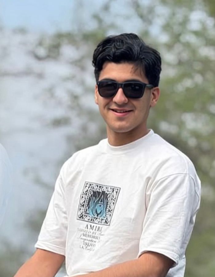 Portrait of Saeid Rezaei, aged 17, from Isfahan, killed on December 8, 2026.