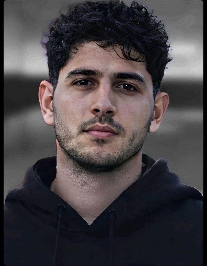 Portrait of Saman Fattahi, aged 18, from Kermanshah, killed on January 9, 2026.