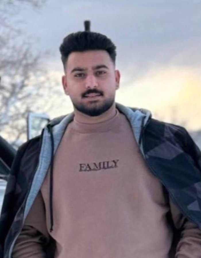 Portrait of Shahrokh Zareh, aged 19, from Mamassani, killed on January 8, 2026.