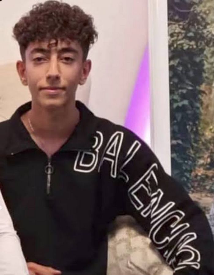 Portrait of Taha Safari, aged 15, from Azna, killed on January 1, 2026.